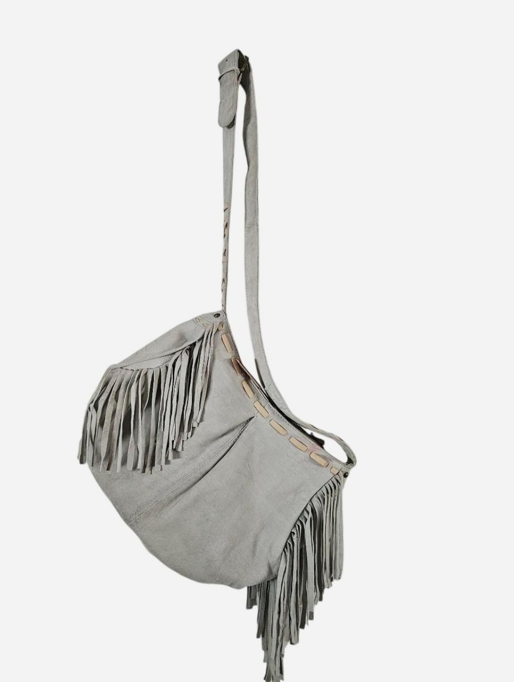 Leather Fringe Boho Bag
